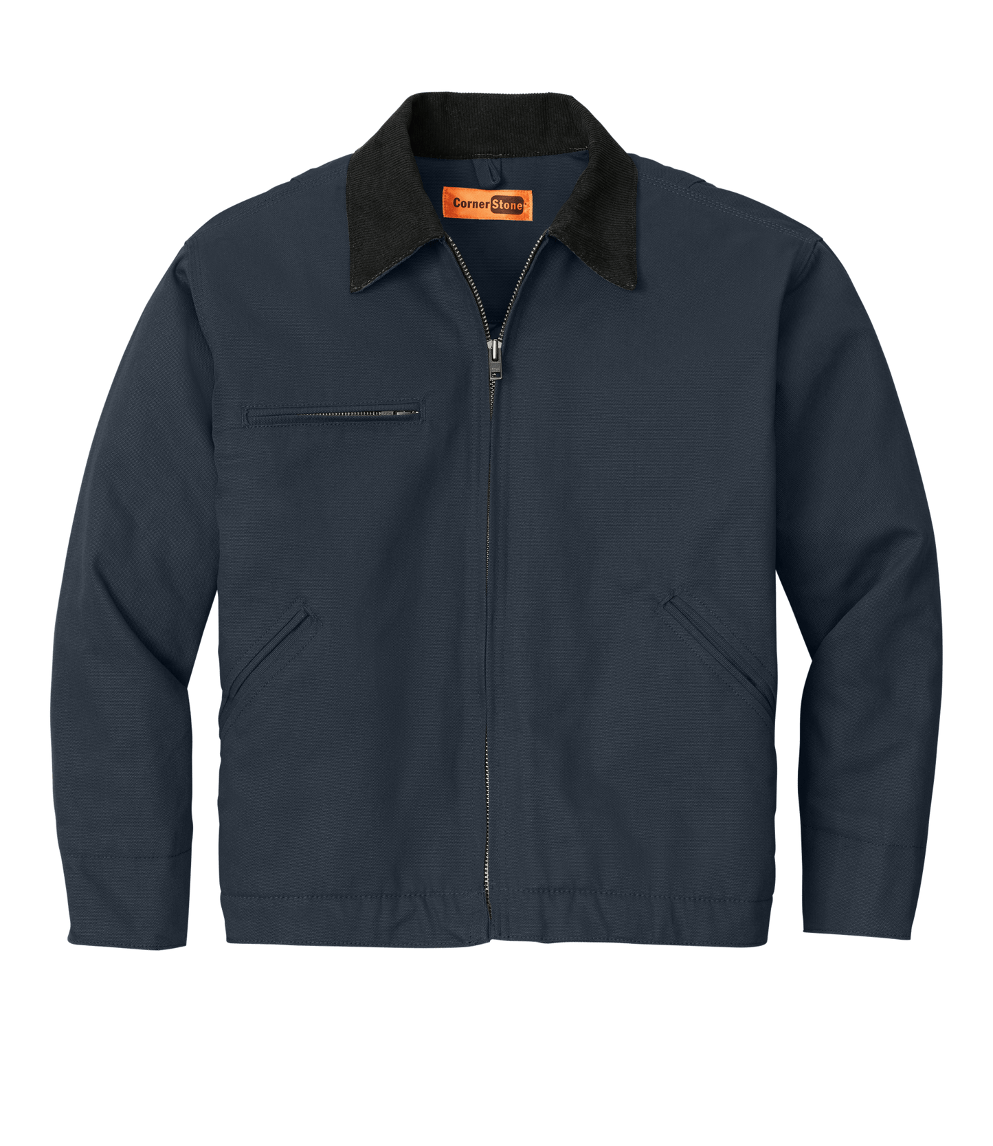 CornerStone Workwear Only XS / Navy/Black CornerStone - Men's Duck Cloth Work Jacket
