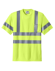 CornerStone Workwear Only XS / Safety Yellow CornerStone - Men's ANSI 107 Class 3 Snag-Resistant Reflective T-Shirt