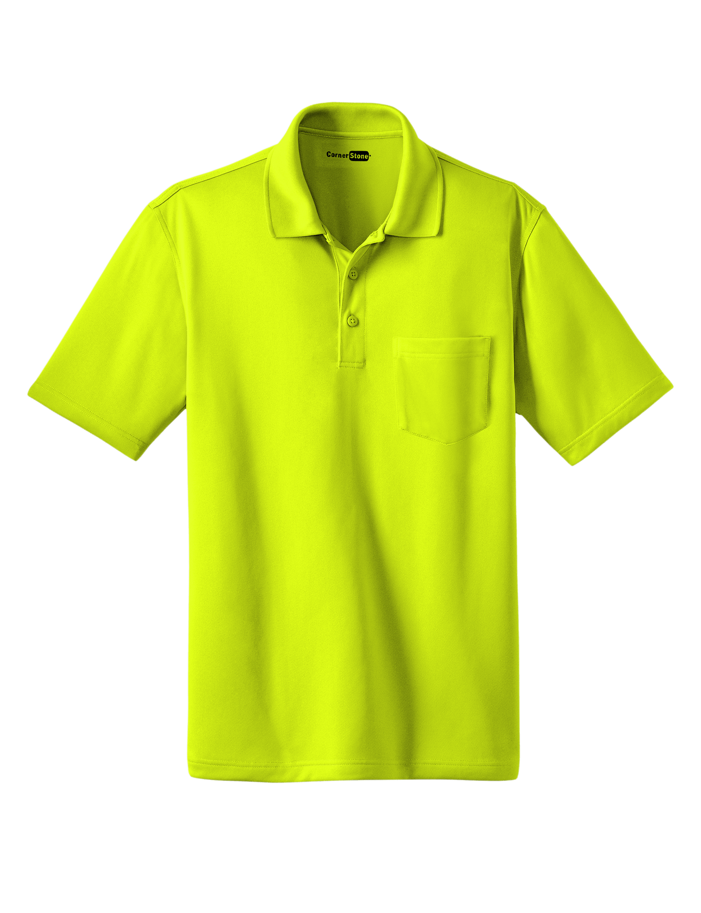 CornerStone Workwear Only XS / Safety Yellow CornerStone - Men's Select Snag-Proof Pocket Polo