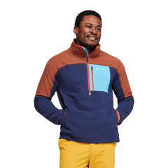 Cotopaxi Outerwear XS / Acorn & Maritime Cotopaxi - Men's Abrazo Half-Zip Fleece Jacket