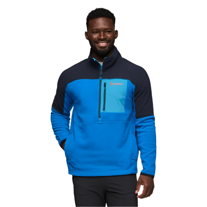 Cotopaxi Outerwear XS / Carbon & Atlantic Cotopaxi - Men's Abrazo Half-Zip Fleece Jacket