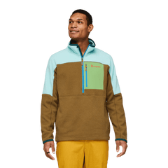 Cotopaxi Outerwear XS / Sea Glass & Oak Cotopaxi - Men's Abrazo Half-Zip Fleece Jacket