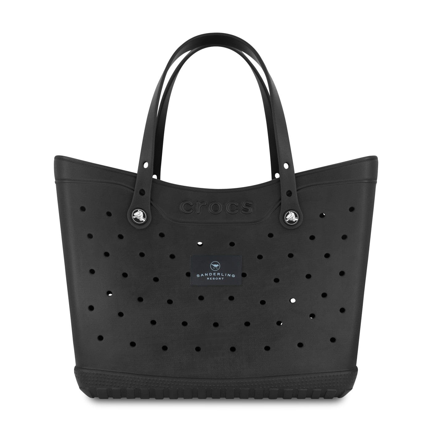 crocs トートバッグ ブラック Large Medium Tote | Jibbitz Charm Included | Crocs – Threadfellows