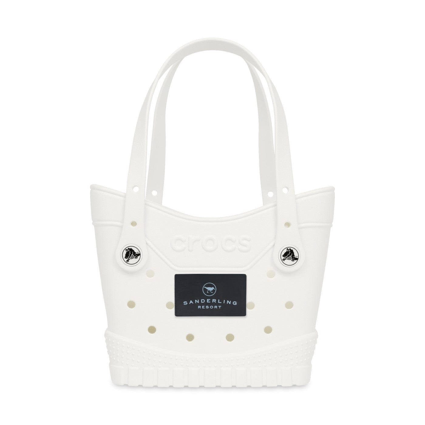 Crocs Bags One Size / White/Black Crocs - Classic Small Tote