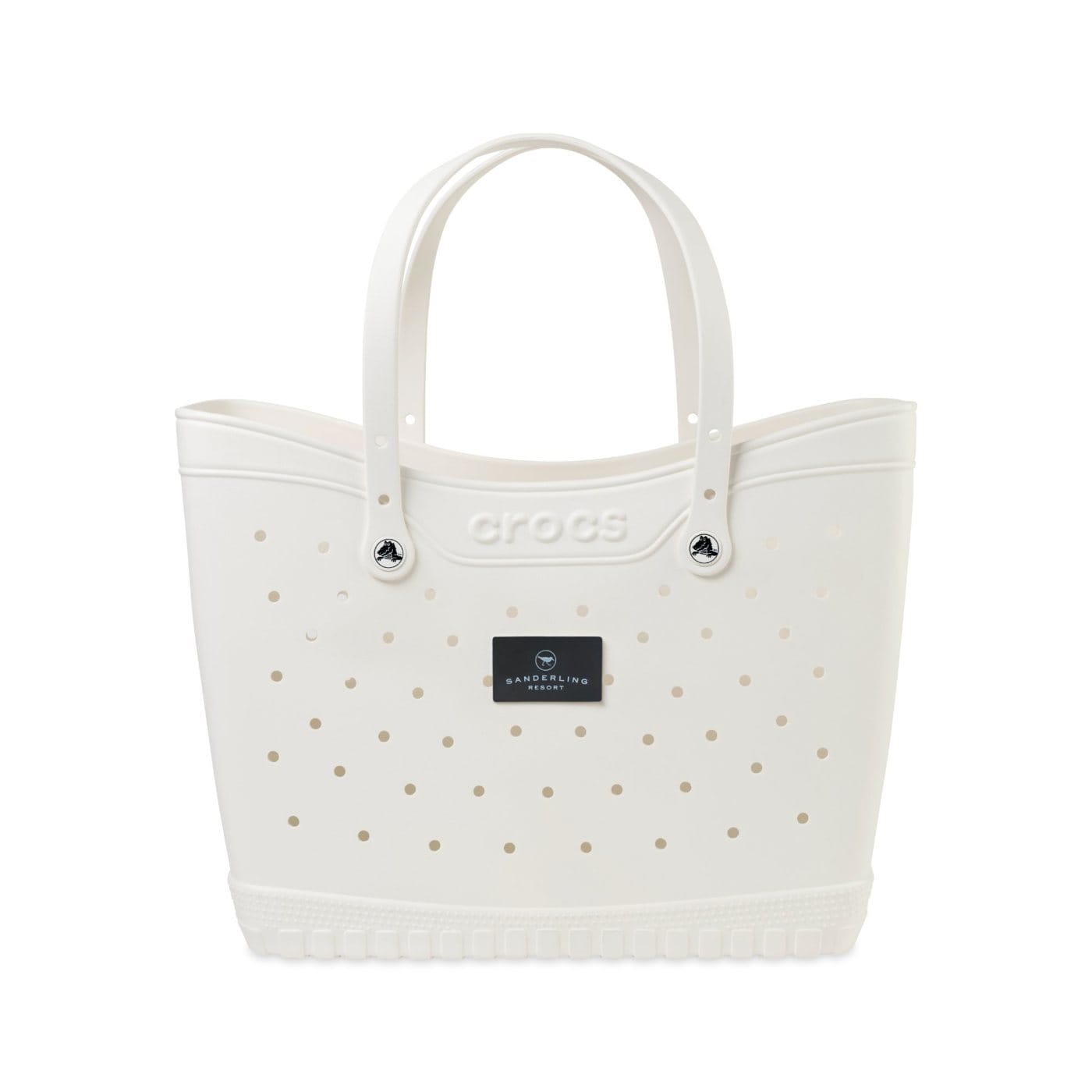Crocs Bags One Size / White/Black Crocs - Large Medium Tote