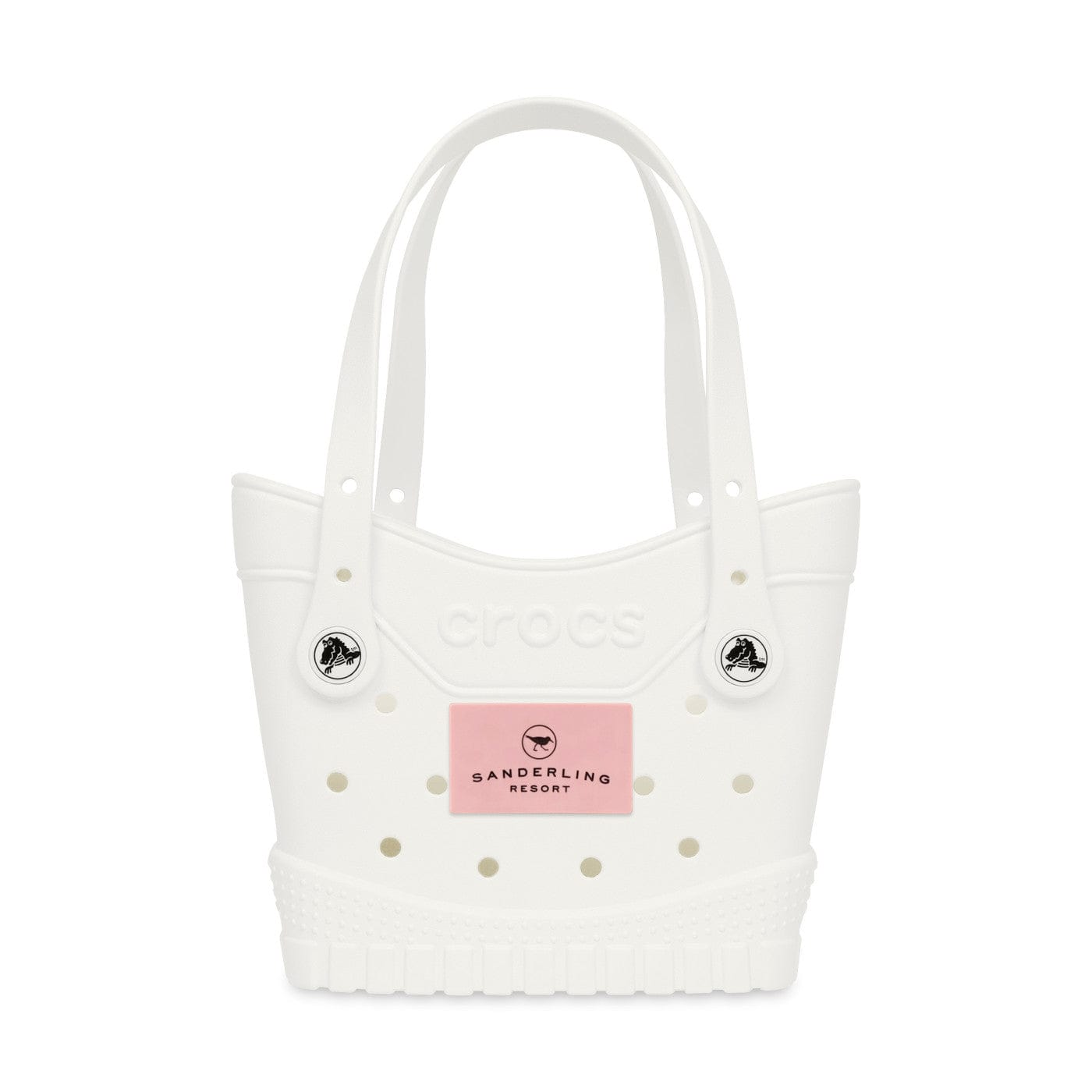 Crocs Bags One Size / White/Powder Pink Crocs - Classic Small Tote