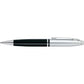 Cross Writing Instruments One Size / Black Cross - Calais Chrome & Black Lacquer Ballpoint Pen