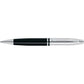 Cross Writing Instruments One Size / Black Cross - Calais Chrome & Black Lacquer Ballpoint Pen