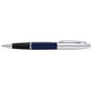 Cross Writing Instruments One Size / Blue Cross - Bailey Chrome & Blue Lacquer Rollerball Pen