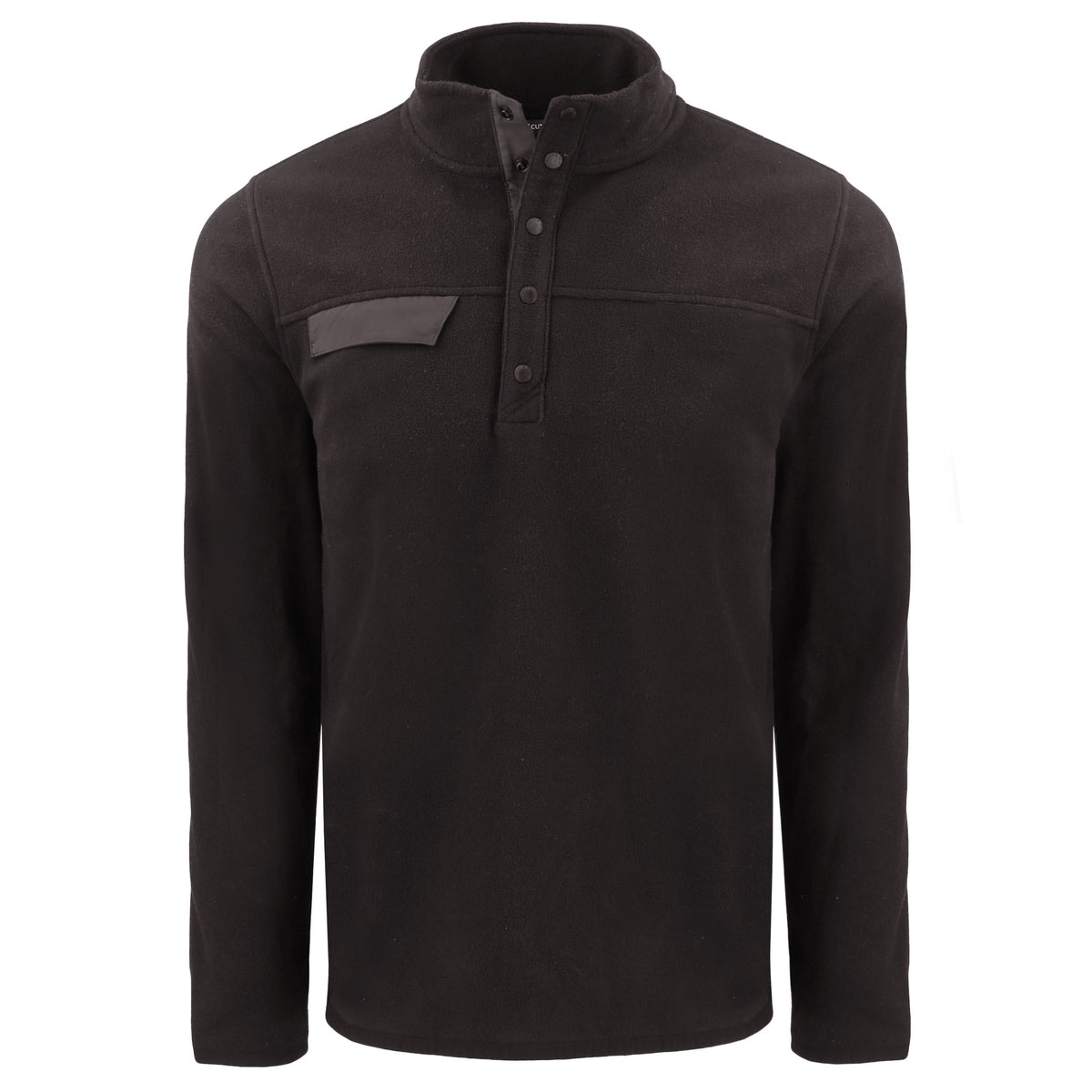 Cutter & Buck Fleece S / Black Cutter & Buck - Men's Woodland Recycled Fleece Snap Pullover