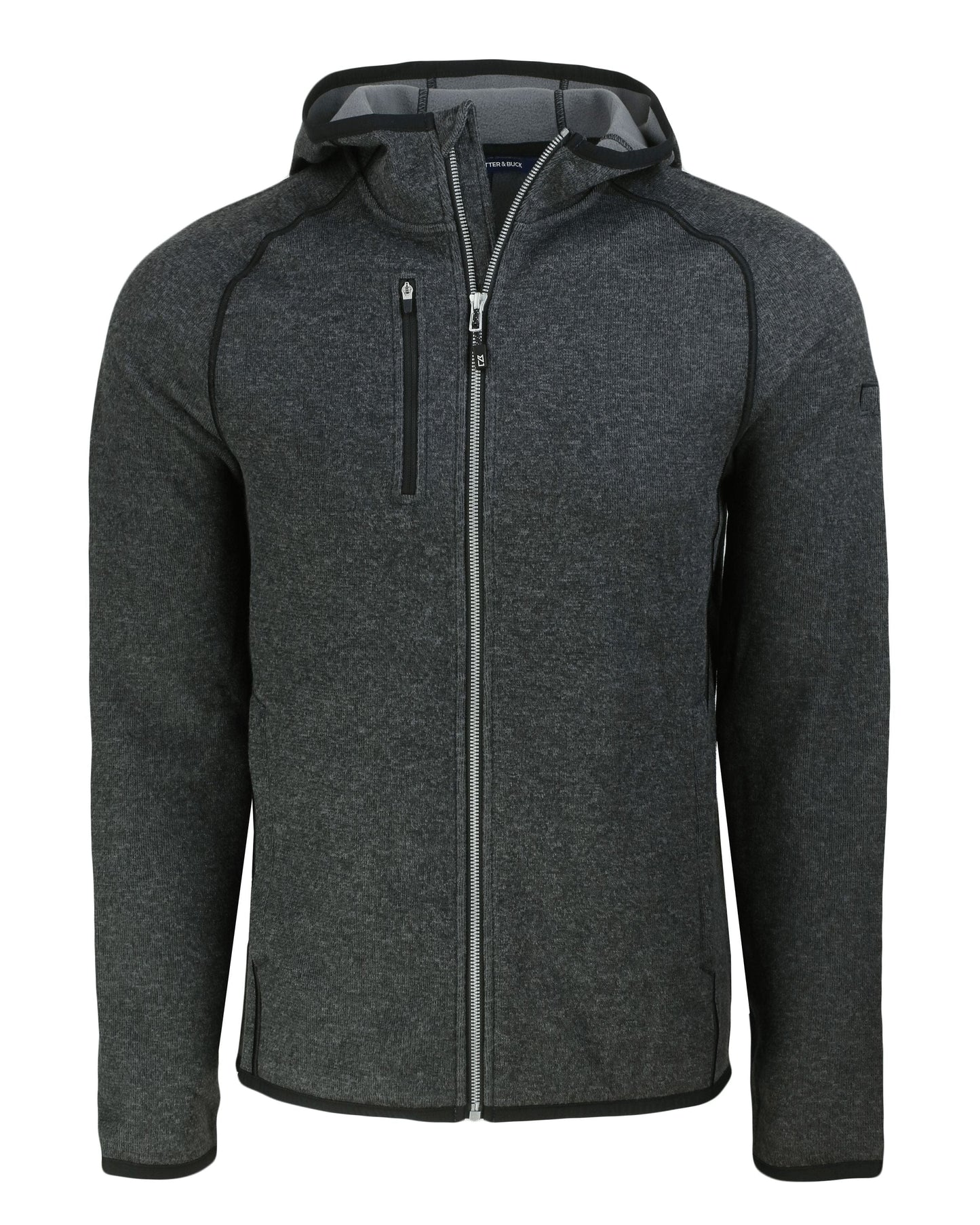 Cutter & Buck Fleece S / Charcoal Heather Cutter & Buck - Men's Mainsail Hooded Jacket