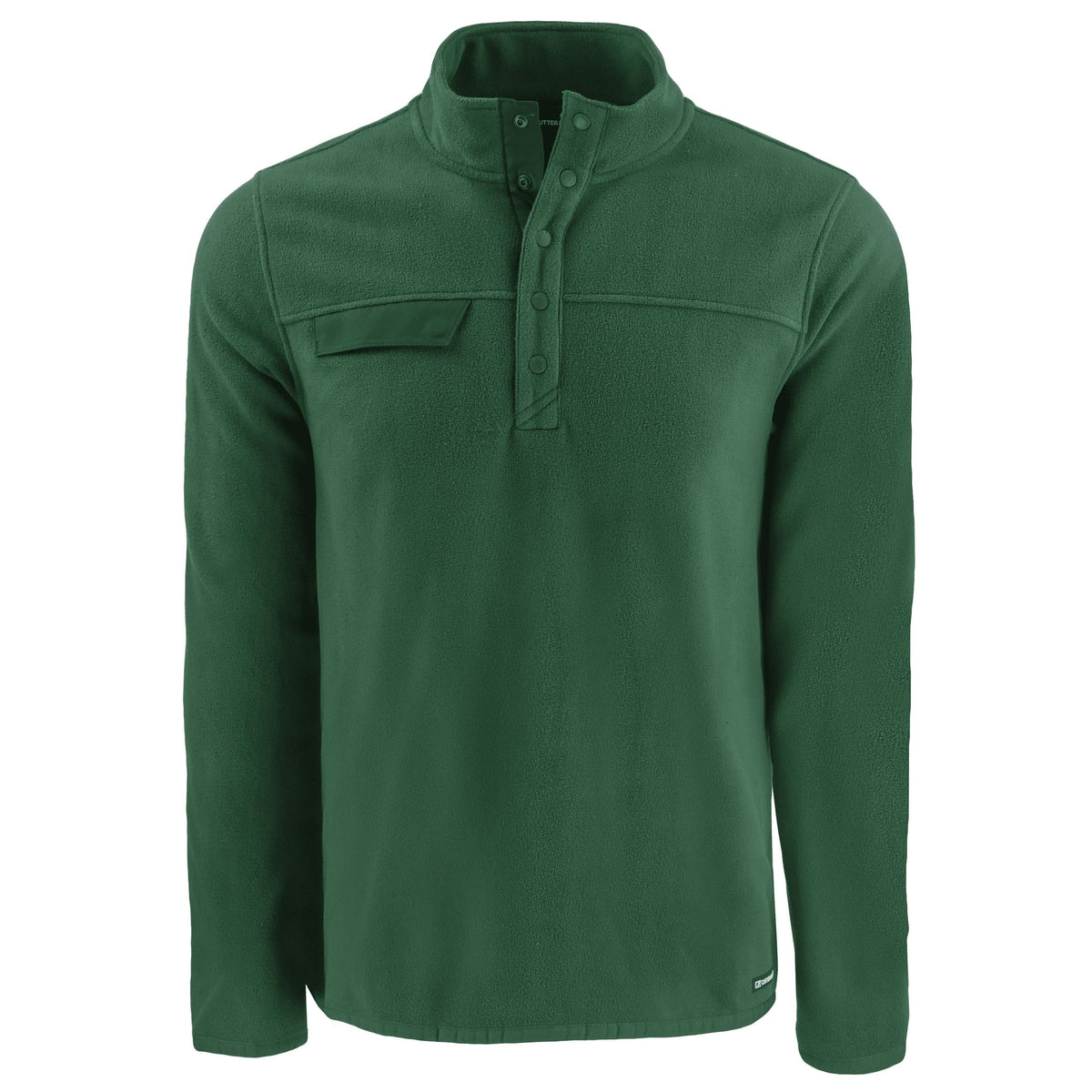 Cutter & Buck Fleece S / Hunter Cutter & Buck - Men's Woodland Recycled Fleece Snap Pullover