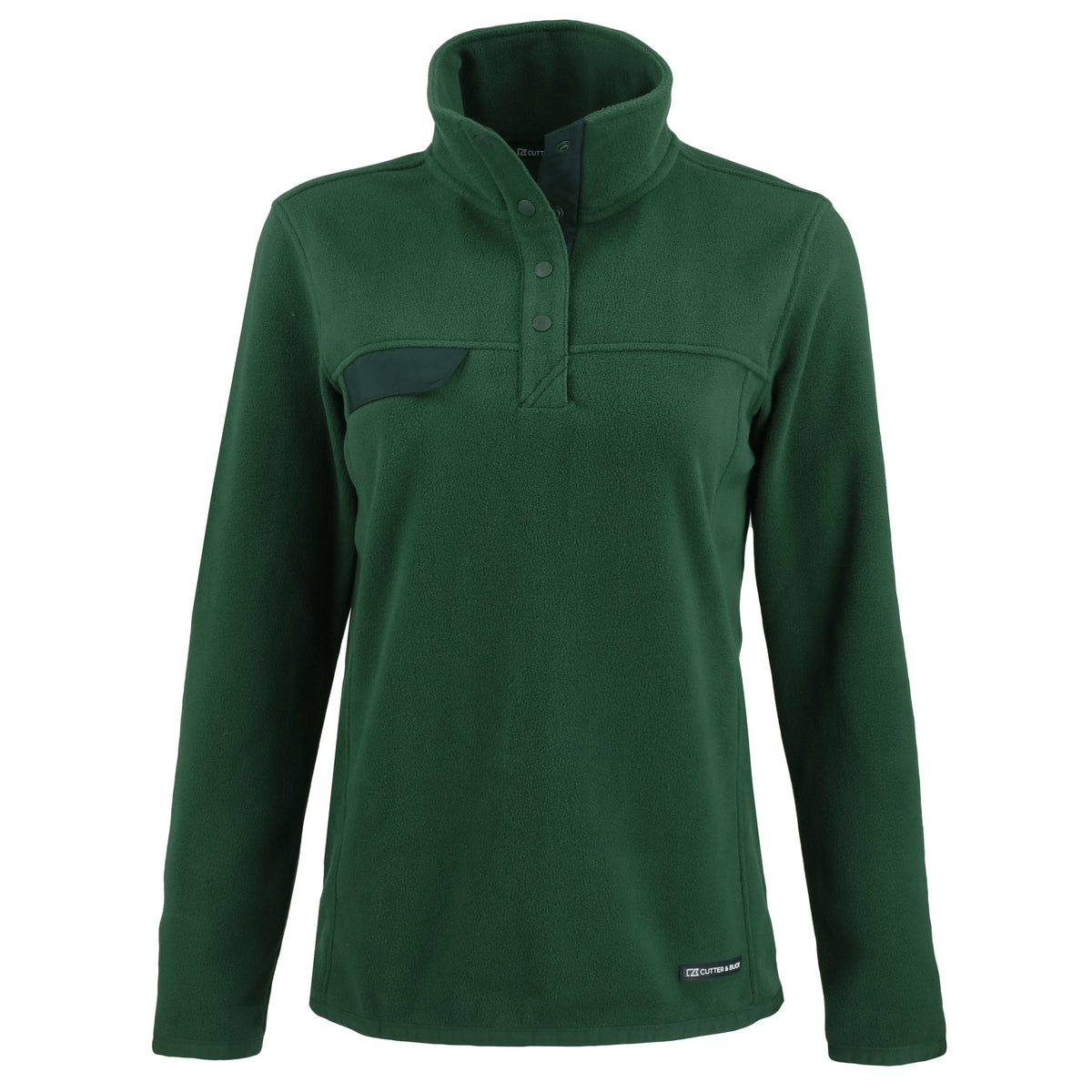 Cutter & Buck Fleece S / Hunter Cutter & Buck - Women's Woodland Recycled Fleece Snap Pullover