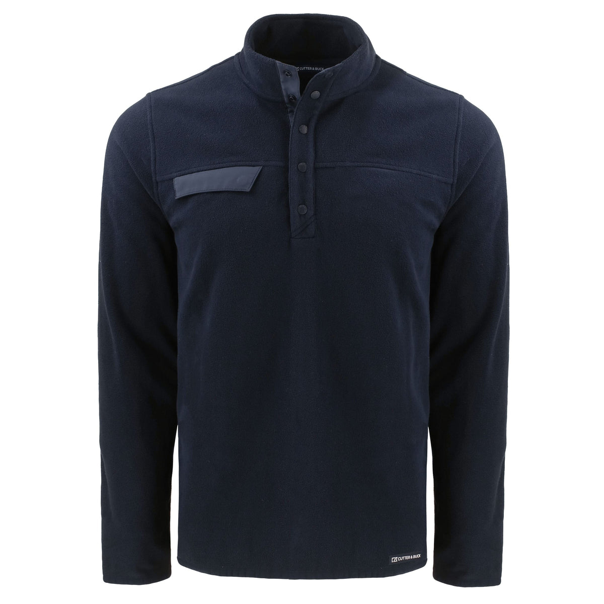Cutter & Buck Fleece S / Navy Blue Cutter & Buck - Men's Woodland Recycled Fleece Snap Pullover