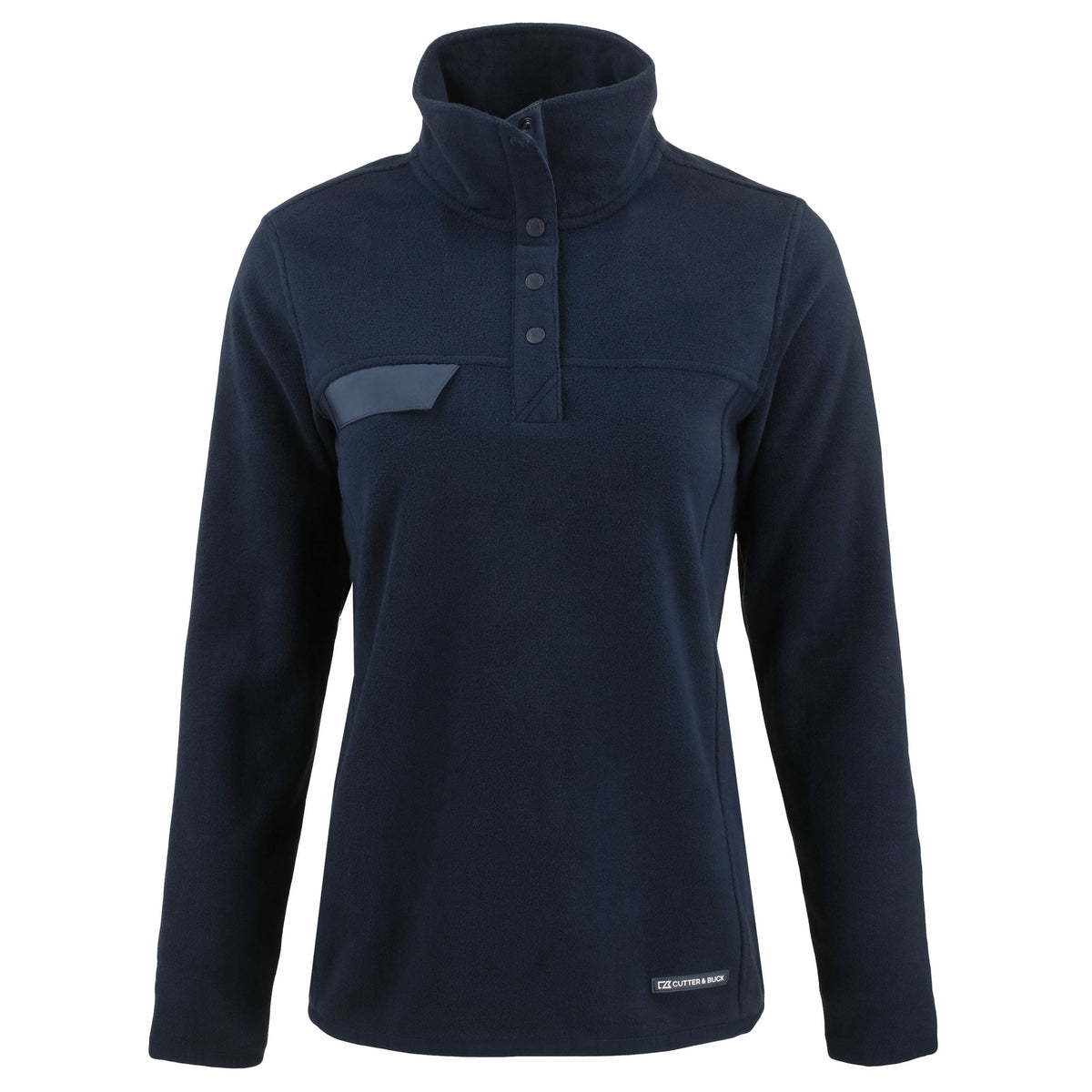 Cutter & Buck Fleece S / Navy Blue Cutter & Buck - Women's Woodland Recycled Fleece Snap Pullover