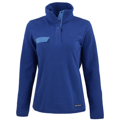 Cutter & Buck Fleece S / Tour Blue Cutter & Buck - Women's Woodland Recycled Fleece Snap Pullover