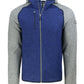 Cutter & Buck Fleece S / Tour Blue Heather/Polished Heather Cutter & Buck - Men's Mainsail Hooded Jacket