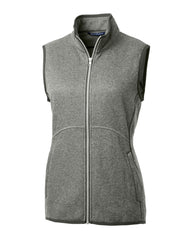 Cutter & Buck Fleece XS / Polished Heather Cutter & Buck - Women's Mainsail Vest