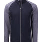 Cutter & Buck Layering 4XL / Navy Blue Heather/Navy Blue Cutter & Buck - Men's Adapt Eco Knit Full Zip Jacket - BIG/TALL