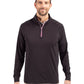 Cutter & Buck Layering Cutter & Buck - Men's Adapt Eco Knit Quarter Zip Pullover w/ Contrast Zipper