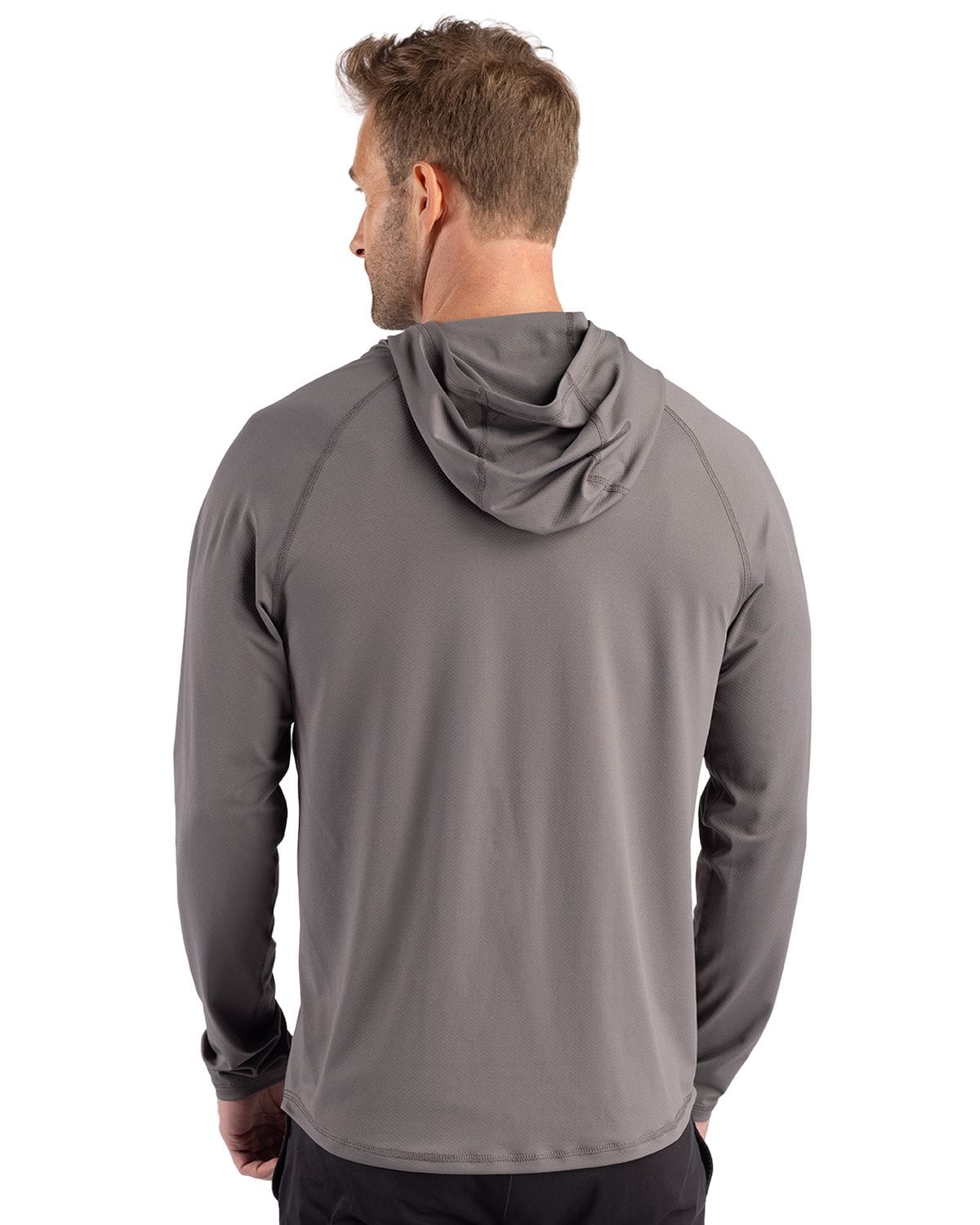 Cutter & Buck Layering Cutter & Buck - Men's Prospect Featherlight Stretch Hooded Pullover