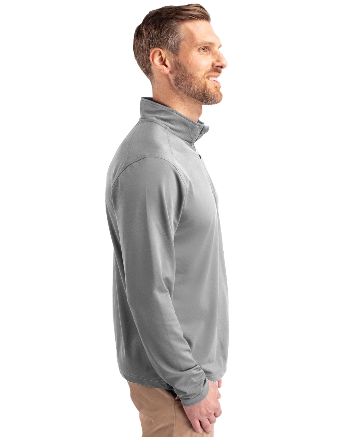 Cutter & Buck Layering Cutter & Buck - Men's Virtue Eco Pique Recycled Quarter Zip