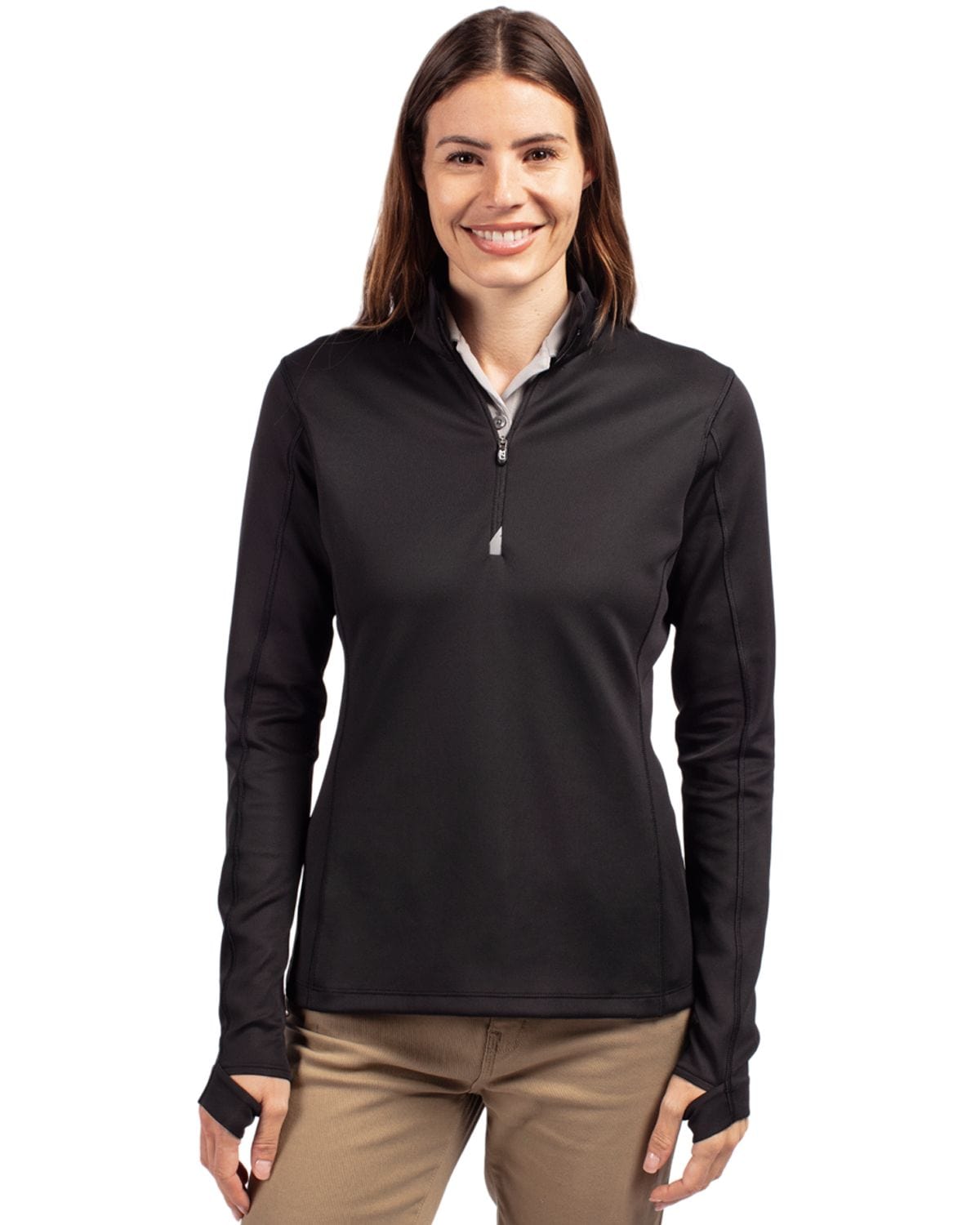 Cutter & Buck Layering Cutter & Buck - Women's Traverse Stretch Quarter Zip