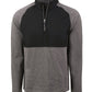 Cutter & Buck Layering S / Black Heather/Black Cutter & Buck - Men's Adapt Eco Knit Hybrid Quarter-Zip Pullover