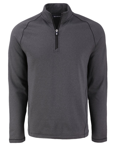 Cutter & Buck Layering S / Black Heather Cutter & Buck - Men's Peshastin Fleece Recycled Half Zip Pullover