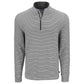 Cutter & Buck Layering S / Black/White Cutter & Buck - Men's Forge Recycled Stretch Double Stripe 1/4-Zip Pullover