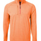 Cutter & Buck Layering S / College Orange Heather Cutter & Buck - Men's Adapt Eco Knit Heather Quarter-Zip Pullover