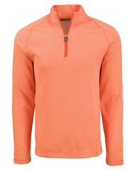 Cutter & Buck Layering S / College Orange Heather Cutter & Buck - Men's Peshastin Fleece Recycled Half Zip Pullover