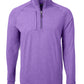 Cutter & Buck Layering S / College Purple Heather Cutter & Buck - Men's Adapt Eco Knit Heather Quarter-Zip Pullover