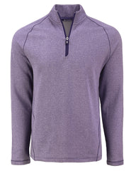 Cutter & Buck Layering S / College Purple Heather Cutter & Buck - Men's Peshastin Fleece Recycled Half Zip Pullover