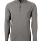 Cutter & Buck Layering S / Elemental Grey Cutter & Buck - Men's Adapt Eco Knit Quarter Zip Pullover