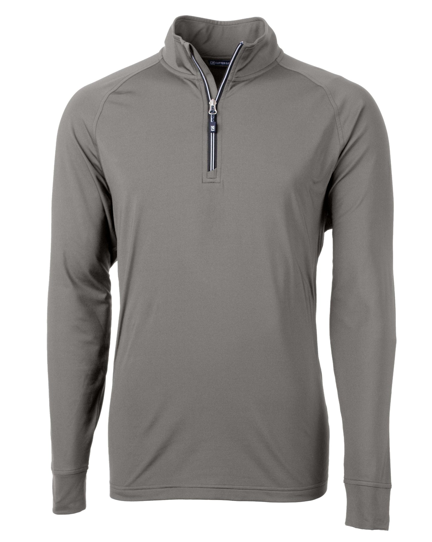 Cutter & Buck Layering S / Elemental Grey Cutter & Buck - Men's Adapt Eco Knit Quarter Zip Pullover