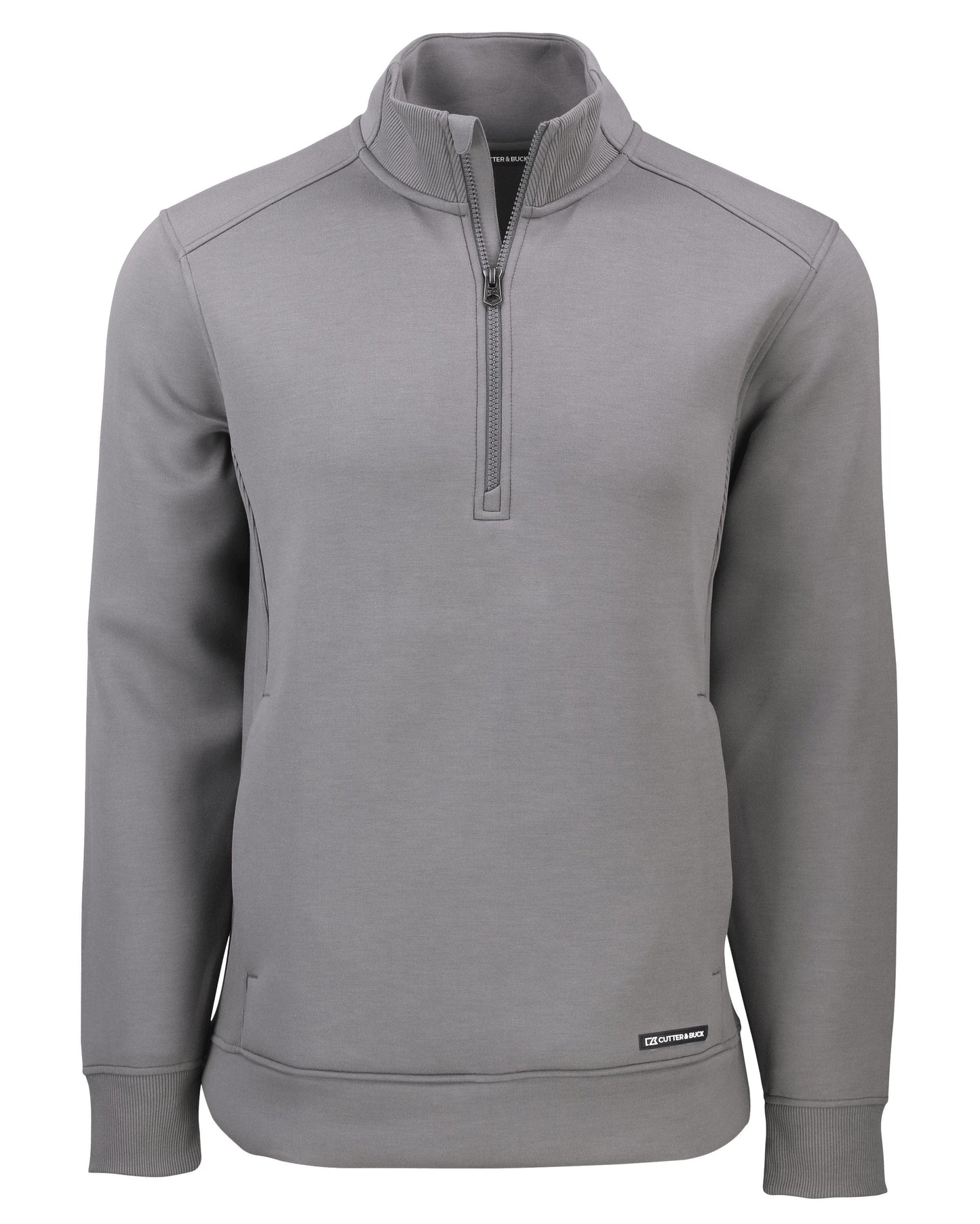 Cutter & Buck Layering S / Elemental Grey Cutter & Buck - Men's Roam Recycled Quarter Zip Pullover