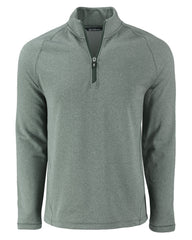 Cutter & Buck Layering S / Hunter Heather Cutter & Buck - Men's Peshastin Fleece Recycled Half Zip Pullover