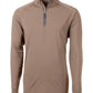 Cutter & Buck Layering S / Mushroom Cutter & Buck - Men's Adapt Eco Knit Quarter Zip Pullover
