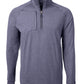 Cutter & Buck Layering S / Navy Blue Heather Cutter & Buck - Men's Adapt Eco Knit Heather Quarter-Zip Pullover