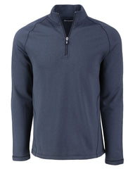 Cutter & Buck Layering S / Navy Blue Heather Cutter & Buck - Men's Peshastin Fleece Recycled Half Zip Pullover