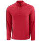 Cutter & Buck Layering S / Red Cutter & Buck - Men's Prospect Featherlight Stretch 1/4-Zip