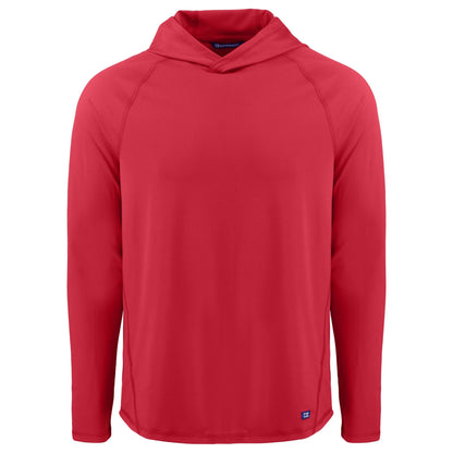 Cutter & Buck Layering S / Red Cutter & Buck - Men's Prospect Featherlight Stretch Hooded Pullover