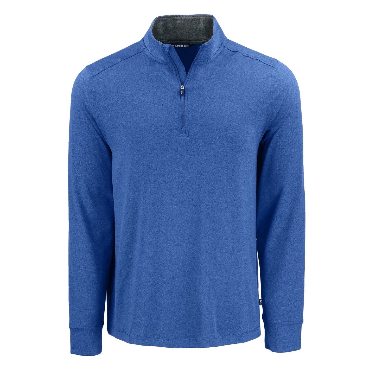 Cutter & Buck Layering S / Tour Blue Heather Cutter & Buck - Men's Forge Recycled Stretch 1/4-Zip Pullover