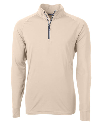 Cutter & Buck Layering S / Wheat Cutter & Buck - Men's Adapt Eco Knit Quarter Zip Pullover
