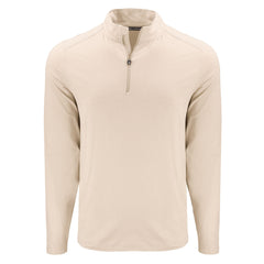 Cutter & Buck Layering S / Wheat Cutter & Buck - Men's Coastline Epic Comfort Recycled Quarter-Zip
