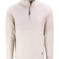 Cutter & Buck Layering S / Wheat Heather Cutter & Buck - Men's Adapt Eco Knit Hybrid Quarter-Zip Pullover
