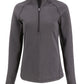 Cutter & Buck Layering XS / Black Heather Cutter & Buck - Women's Peshastin Fleece Recycled Half Zip Pullover
