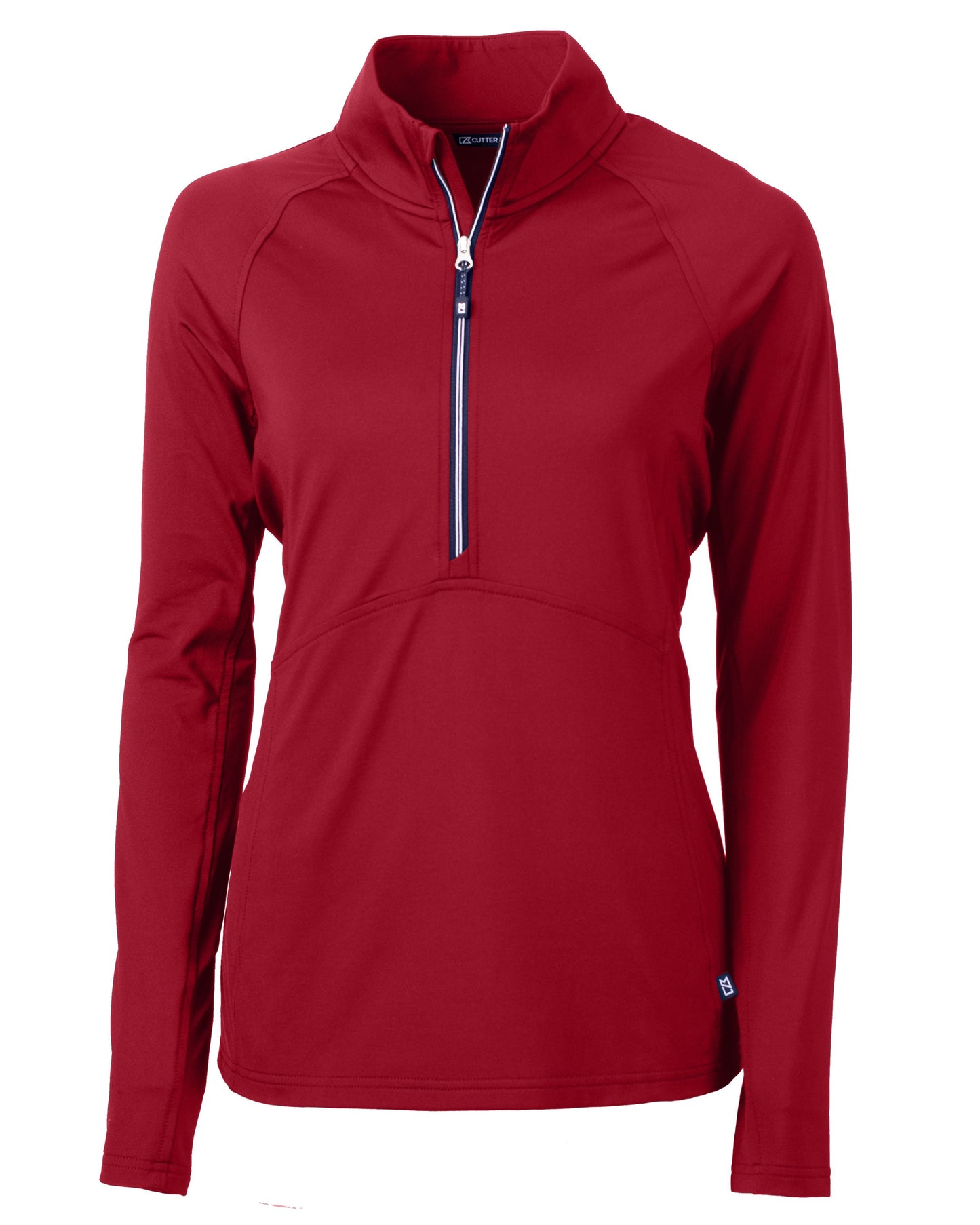 Cutter & Buck Layering XS / Cardinal Red Cutter & Buck - Women's Adapt Eco Knit Half Zip Pullover