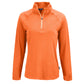 Cutter & Buck Layering XS / College Orange Cutter & Buck - Women's Coastline Epic Comfort Recycled Quarter-Zip